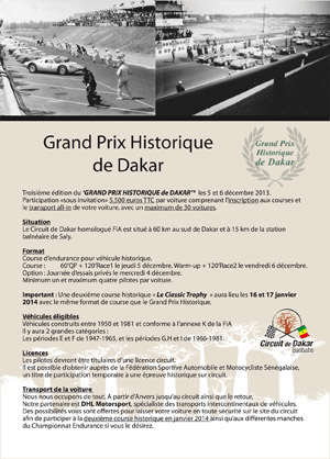  Affiche Grand Prix Historique
